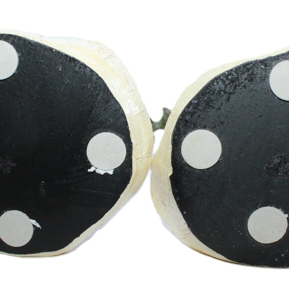 Pair Of Resin Holly Winged Christmas Angel Statues 12" Tall - Picture 16 of 16